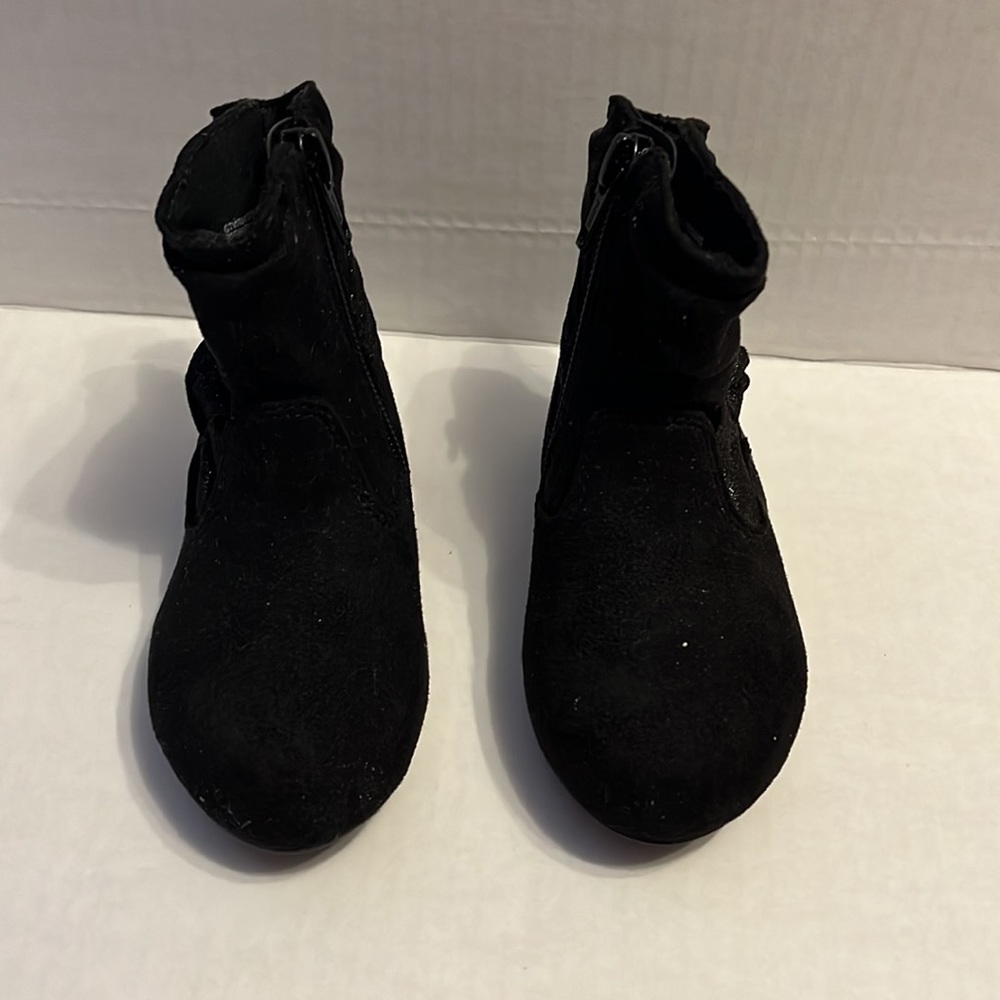 Wonder Nation children black boots